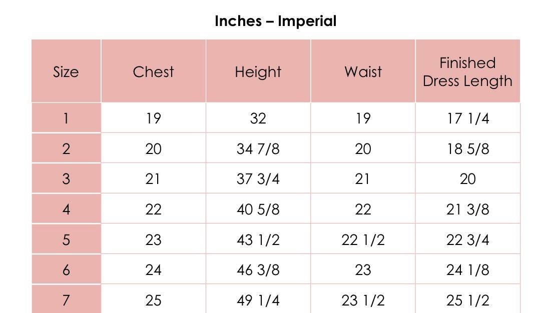 RTS Willow dress size 5T